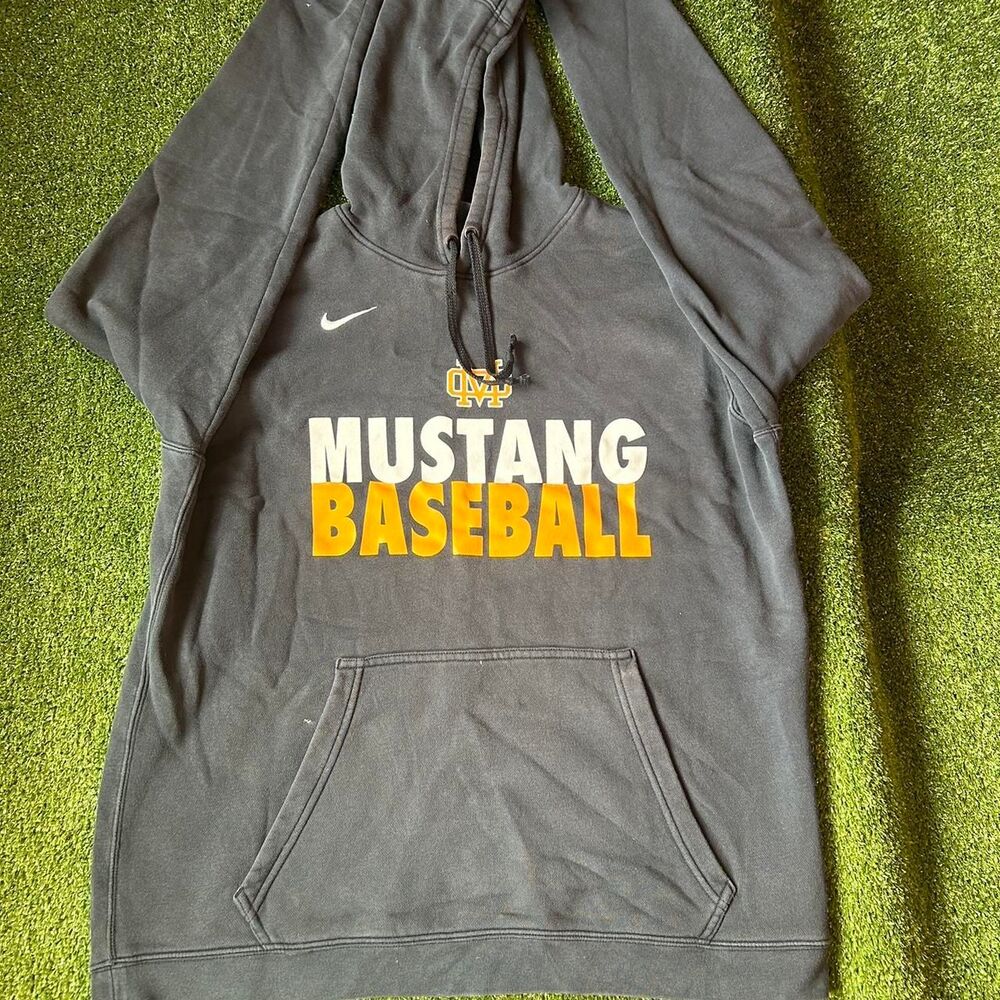 Nike Men's Black and Grey Hoodie